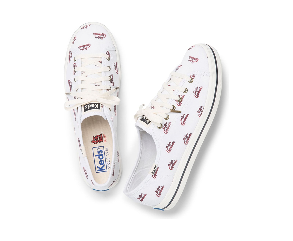 Basket Keds Femme Blanche - Kickstart Mlb® - 704-AHINSL